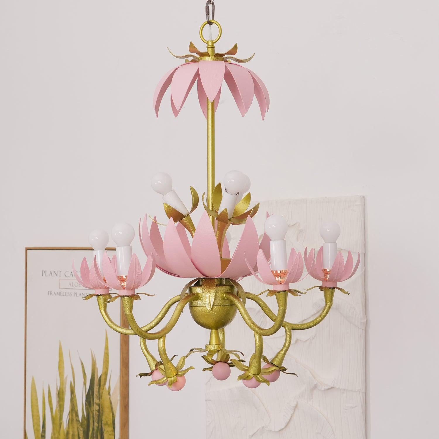 Mardi Gras Blossom Chandelier Chandelier