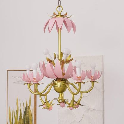 Mardi Gras Blossom Chandelier Chandelier