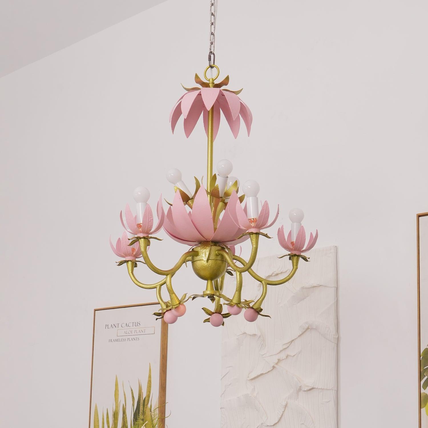 Mardi Gras Blossom Chandelier Chandelier