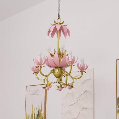 Mardi Gras Blossom Chandelier Chandelier