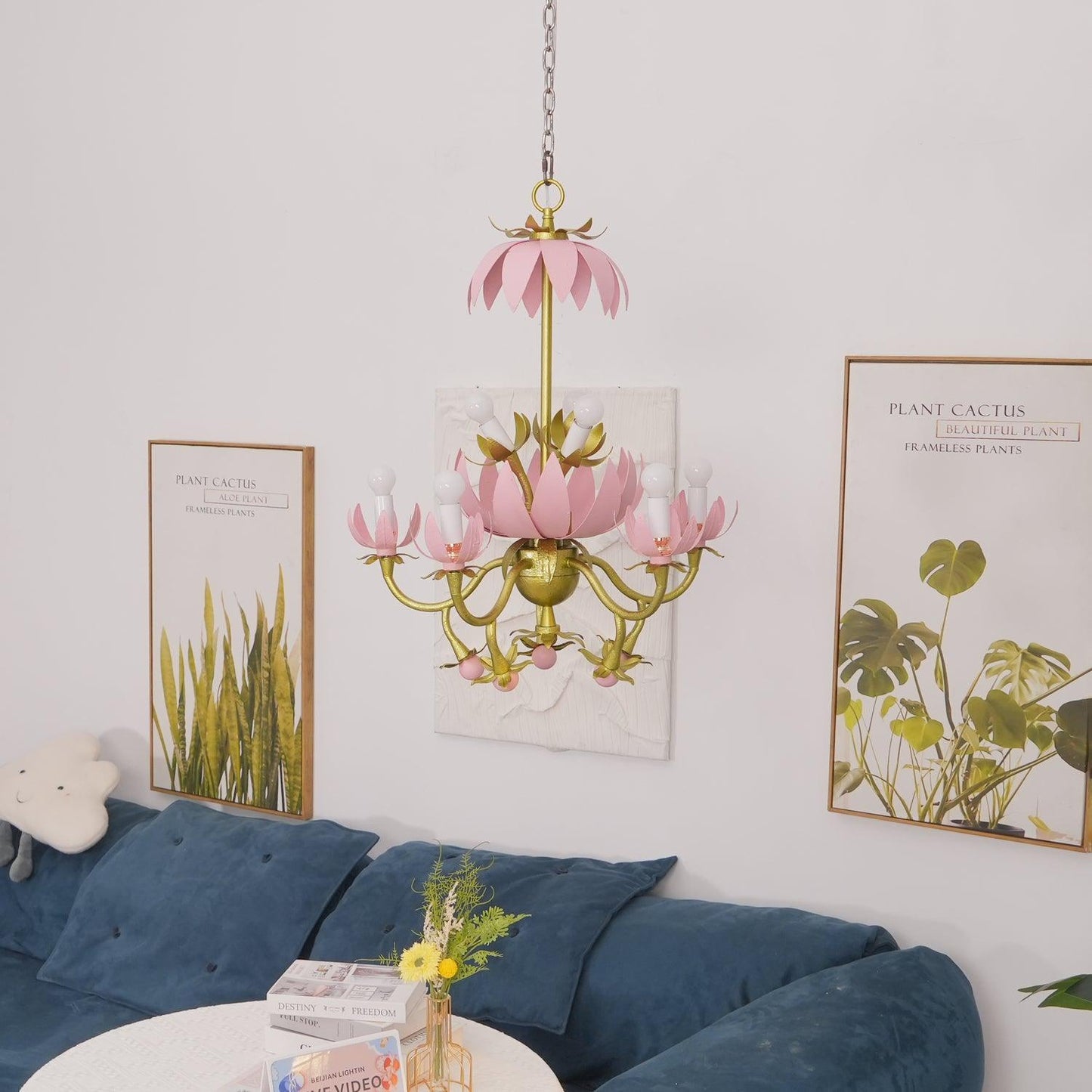 Mardi Gras Blossom Chandelier Chandelier