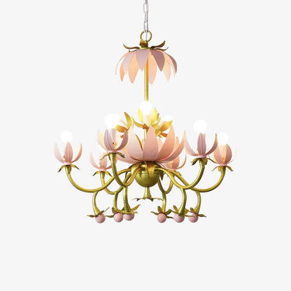 Mardi Gras Blossom Chandelier Chandelier