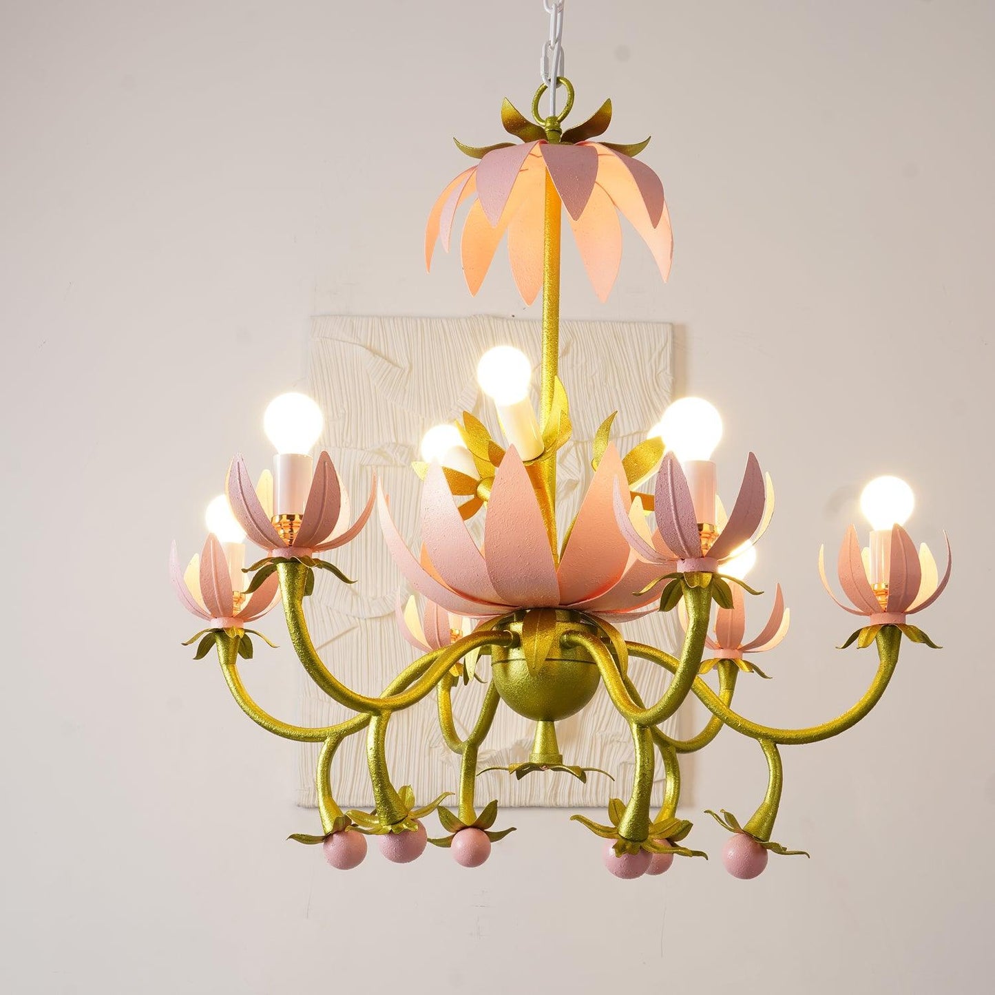 Mardi Gras Blossom Chandelier Chandelier