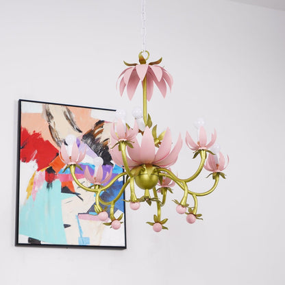 Mardi Gras Blossom Chandelier Chandelier