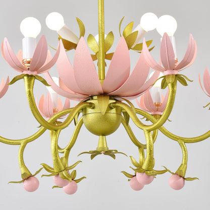 Mardi Gras Blossom Chandelier Chandelier