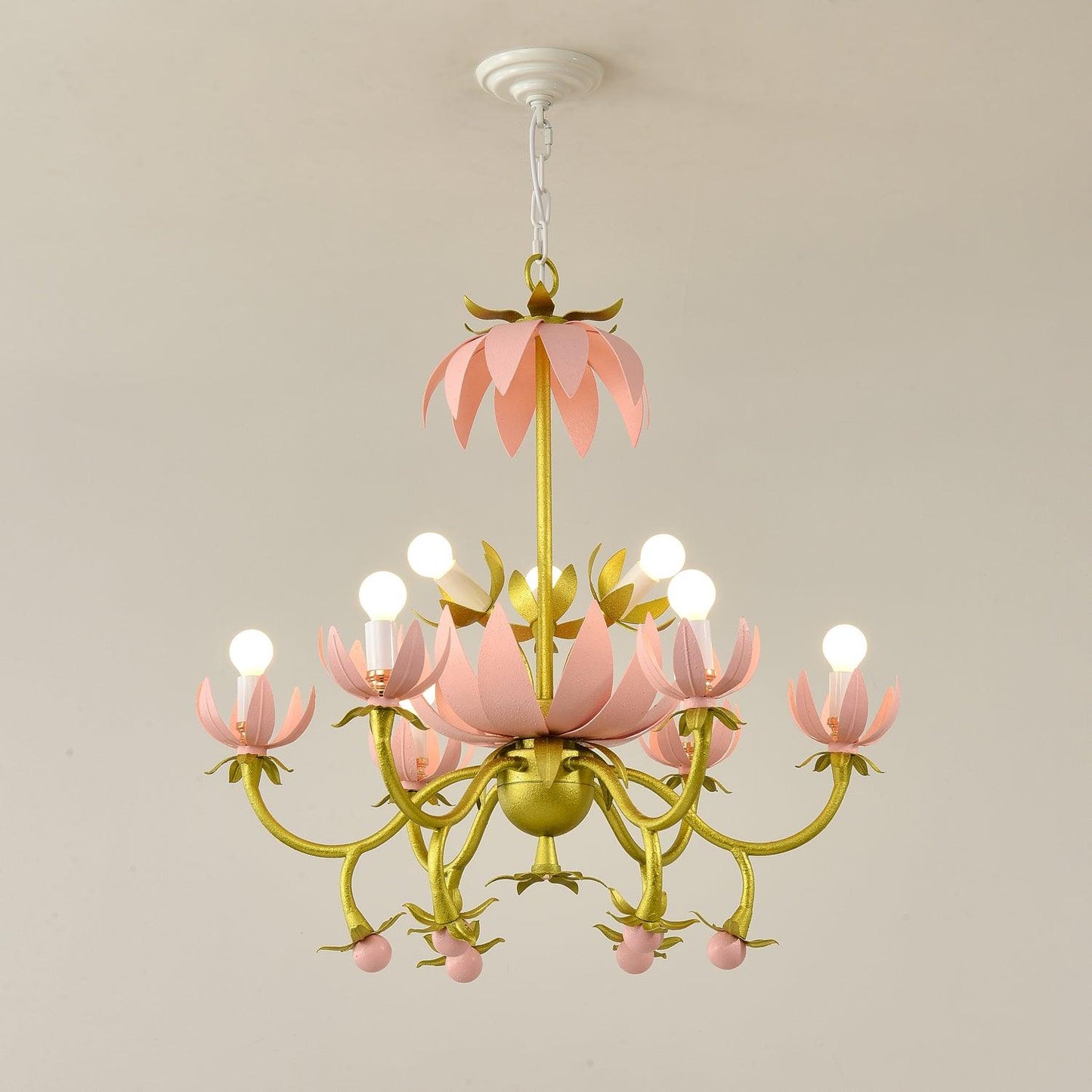 Mardi Gras Blossom Chandelier Chandelier