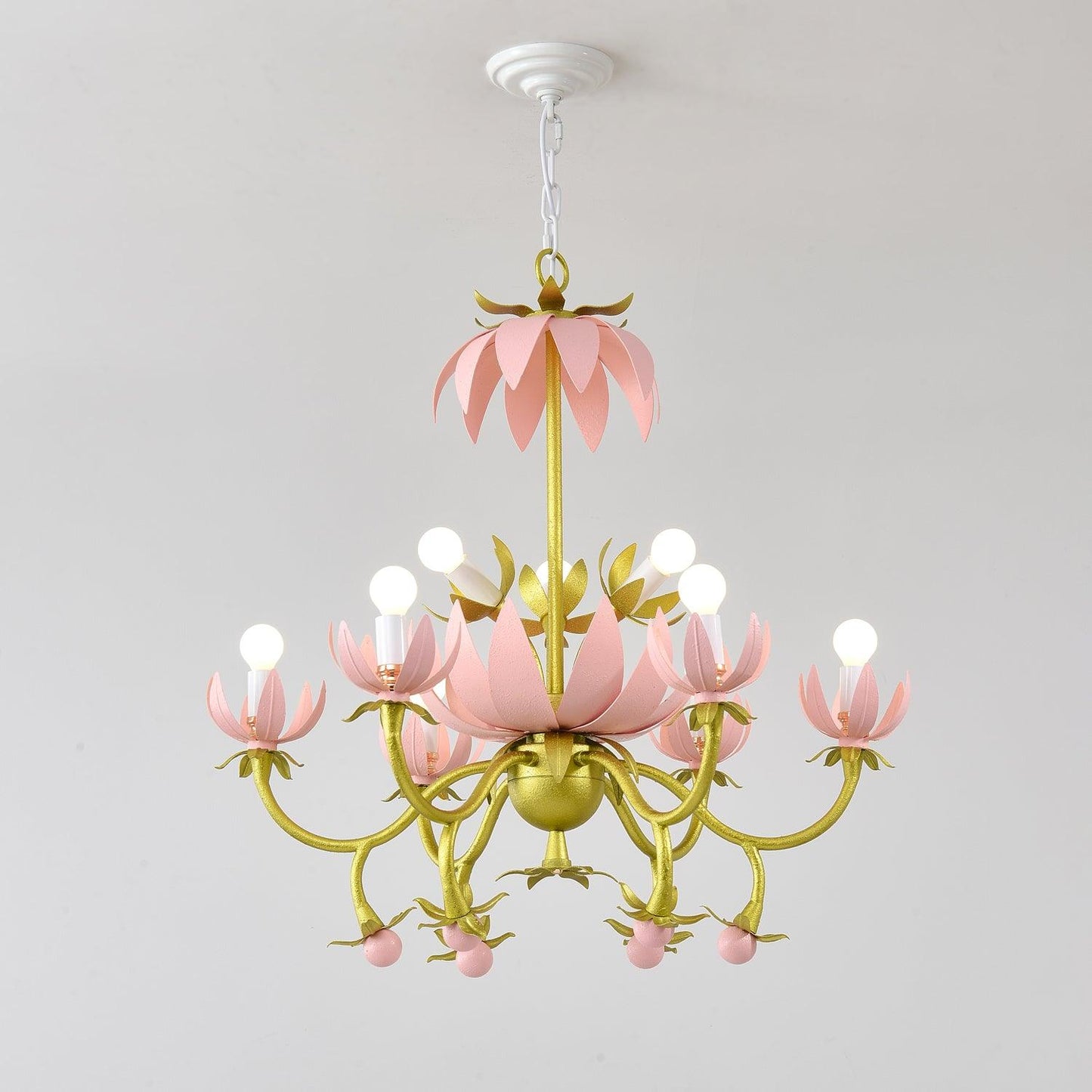 Mardi Gras Blossom Chandelier Chandelier