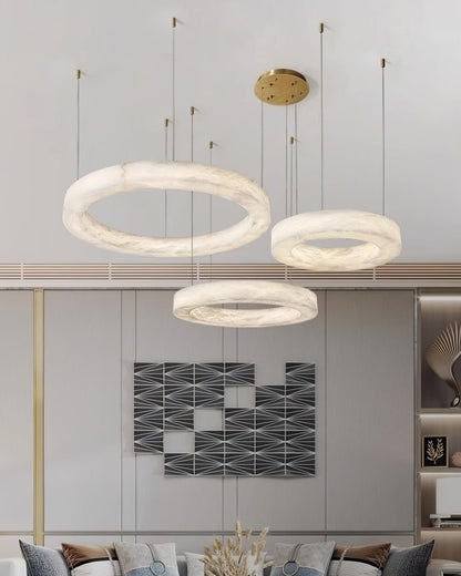 Marika Alabaster Chandelier Chandelier