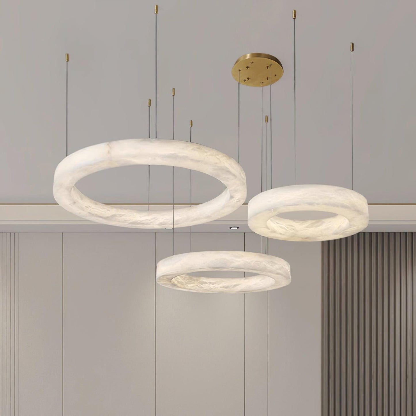 Marika Alabaster Chandelier Chandelier