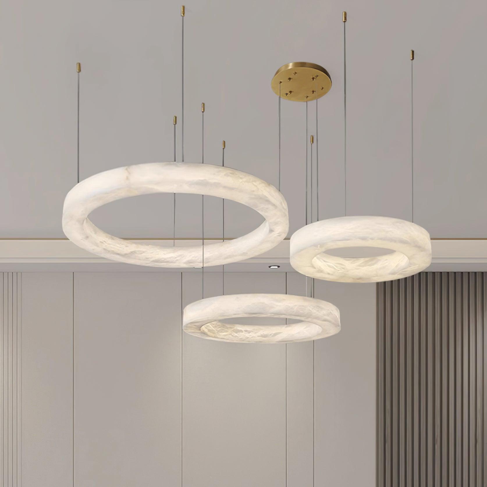 Marika Alabaster Chandelier Chandelier