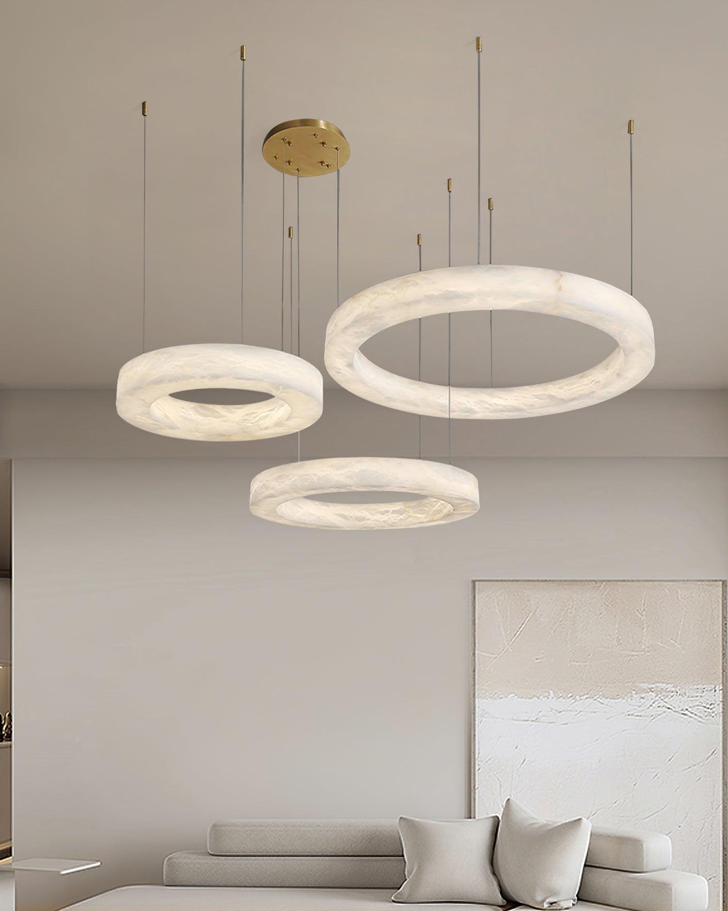 Marika Alabaster Chandelier Chandelier