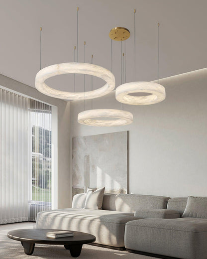Marika Alabaster Chandelier Chandelier