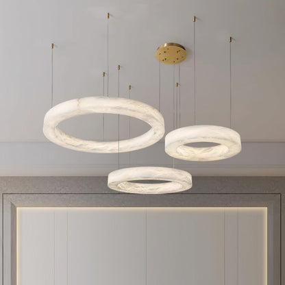 Marika Alabaster Chandelier Chandelier