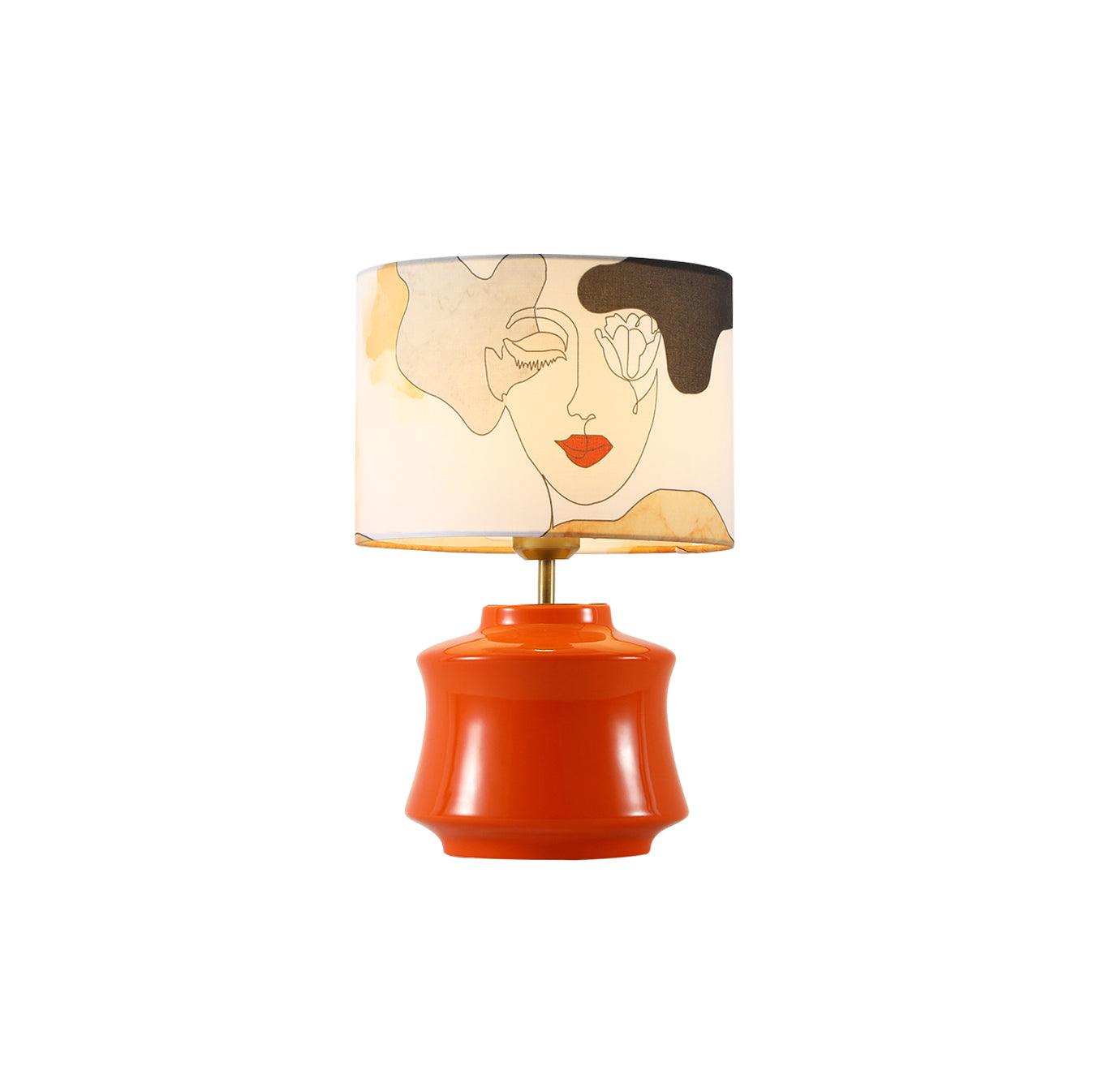 Marilyn Table Lamp ? 11″ x H 15.7″/ Dia 28cm x H 40cm / Orange / US plug Table lamp