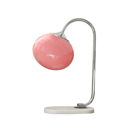 Marshmallow Table Lamp ? 8.7″ x H 16.1″ / Dia 22cm x H 41cm / Chrome & Pink / US plug Table lamp