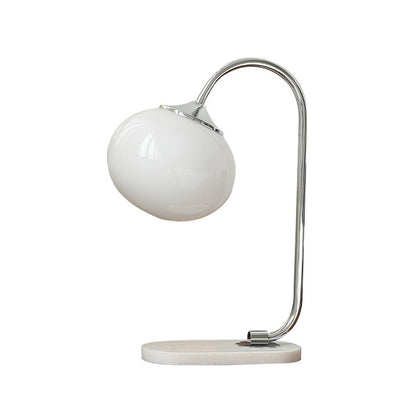 Marshmallow Table Lamp ? 8.7″ x H 16.1″ / Dia 22cm x H 41cm / Chrome & White / US plug Table lamp