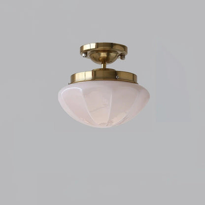 Marta Mini Ceiling Lamp ? 9.8″ x H 8.7″/ Dia 25cm x H 22cm / Gold / Pink Ceiling lamp