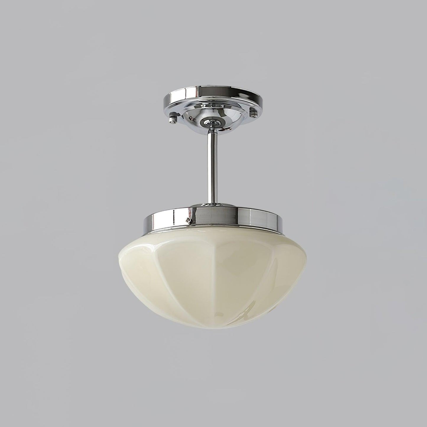 Marta Mini Pendant Lamp ? 9.8″ x H 11.8″ / Dia 25cm x H 30cm / Silver / Beige Pendant light