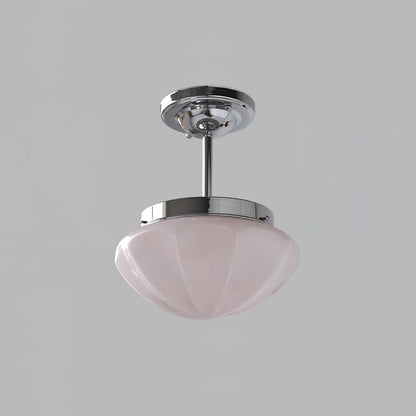 Marta Mini Ceiling Lamp ? 9.8″ x H 11.8″ / Dia 25cm x H 30cm / Chrome / Pink Ceiling lamp