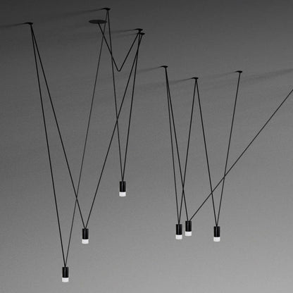Collection Pendant Lamp 6 heads / Black Pendant light