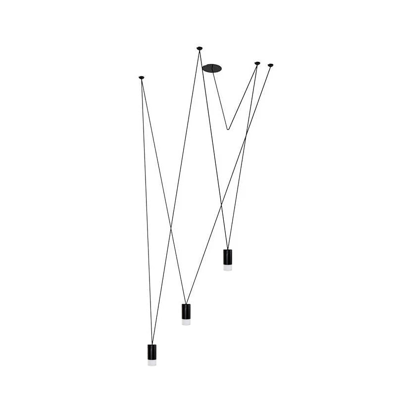 Collection Pendant Lamp 3 heads ? 3.14″ x H 3.14″ / Dia 8cm x H 8cm / Black Pendant light