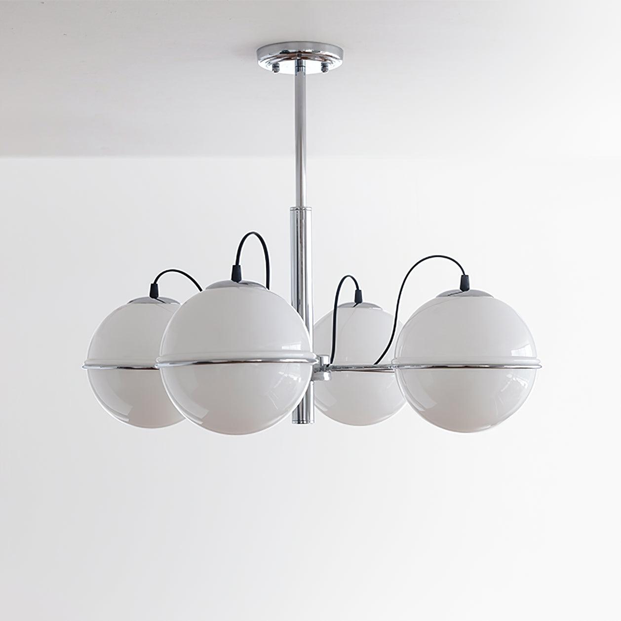 McCarren Chandelier 4 heads ? 25.6″ x H 11.8″ / Dia 65cm x H 30cm / Chrome Chandelier
