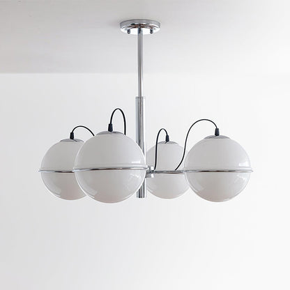 McCarren Chandelier 4 heads ? 25.6″ x H 11.8″ / Dia 65cm x H 30cm / Chrome Chandelier