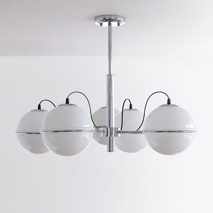 McCarren Chandelier 5 heads ? 27.6″ x H 11.8″ / Dia 70cm x H 30cm / Chrome Chandelier