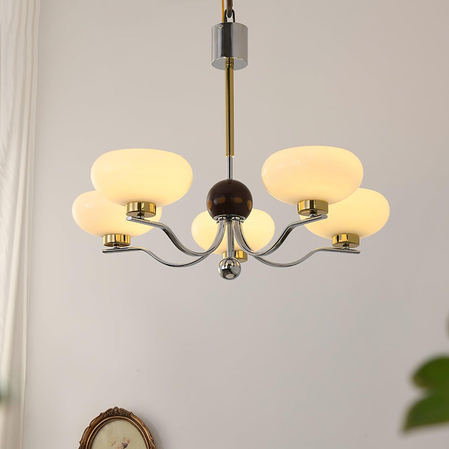 Medieval Glass Bowl Chandelier Chandelier