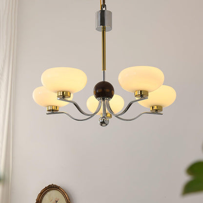 Medieval Glass Bowl Chandelier Chandelier