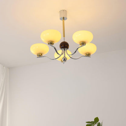 Medieval Glass Bowl Chandelier Chandelier