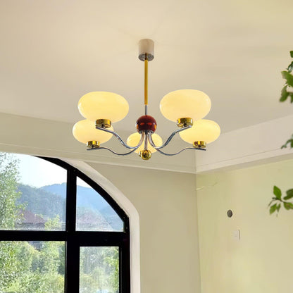 Medieval Glass Bowl Chandelier Chandelier