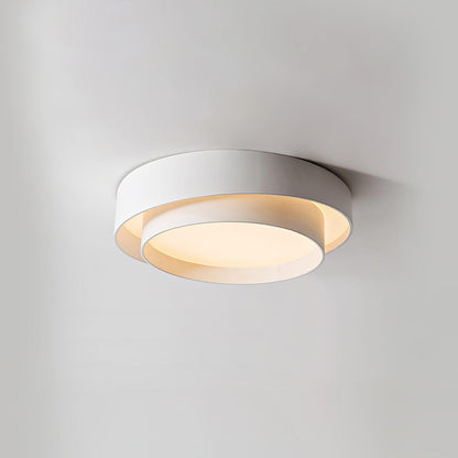 Melody Ceiling Lamp Dia 15.7″ x H 5.5″ / Dia 40cm x H 14cm / White / Warm Light Ceiling lamp