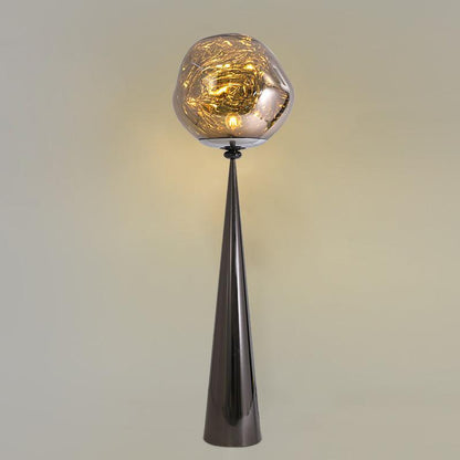 Cone Lava Floor Lamp Dia 13.8″ x H 57.1″ / Dia 35cm x H 145cm / Black + Smoky gray / US plug Floor lamp