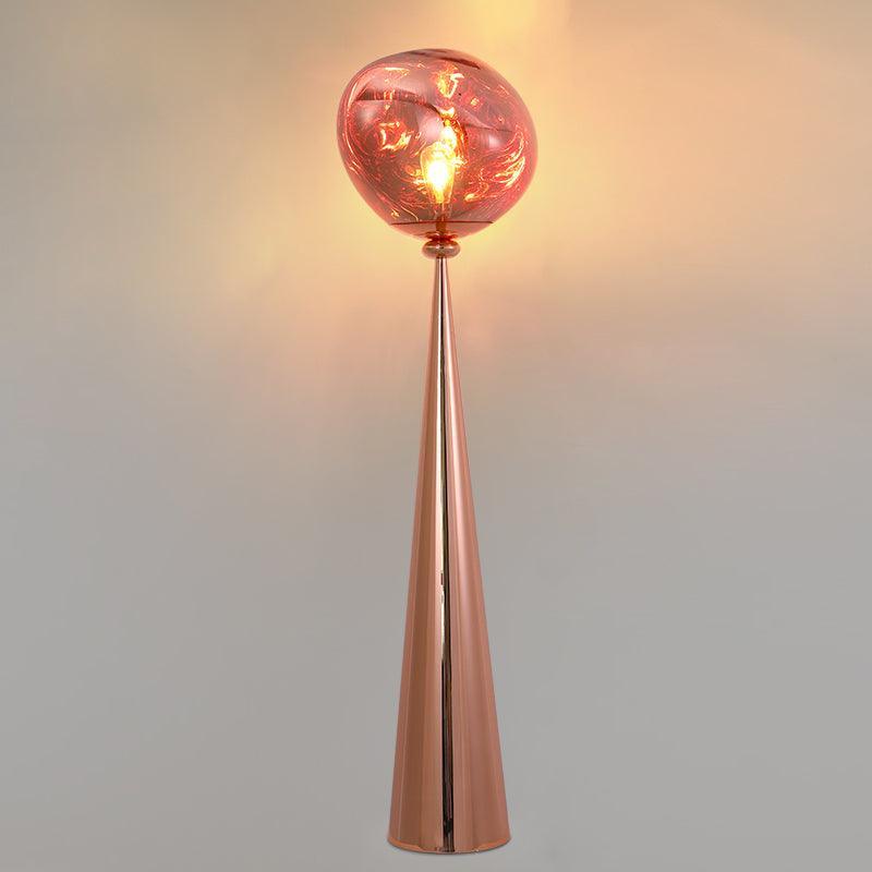 Cone Lava Floor Lamp Dia 13.8″ x H 57.1″ / Dia 35cm x H 145cm / Rose Gold / US plug Floor lamp