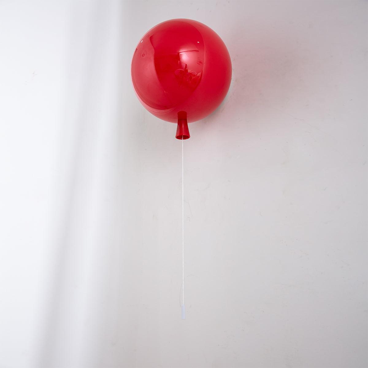 Balloon Dream Wall Light ? 9.8″ / Dia 25cm / Red 1001 Wall lamp