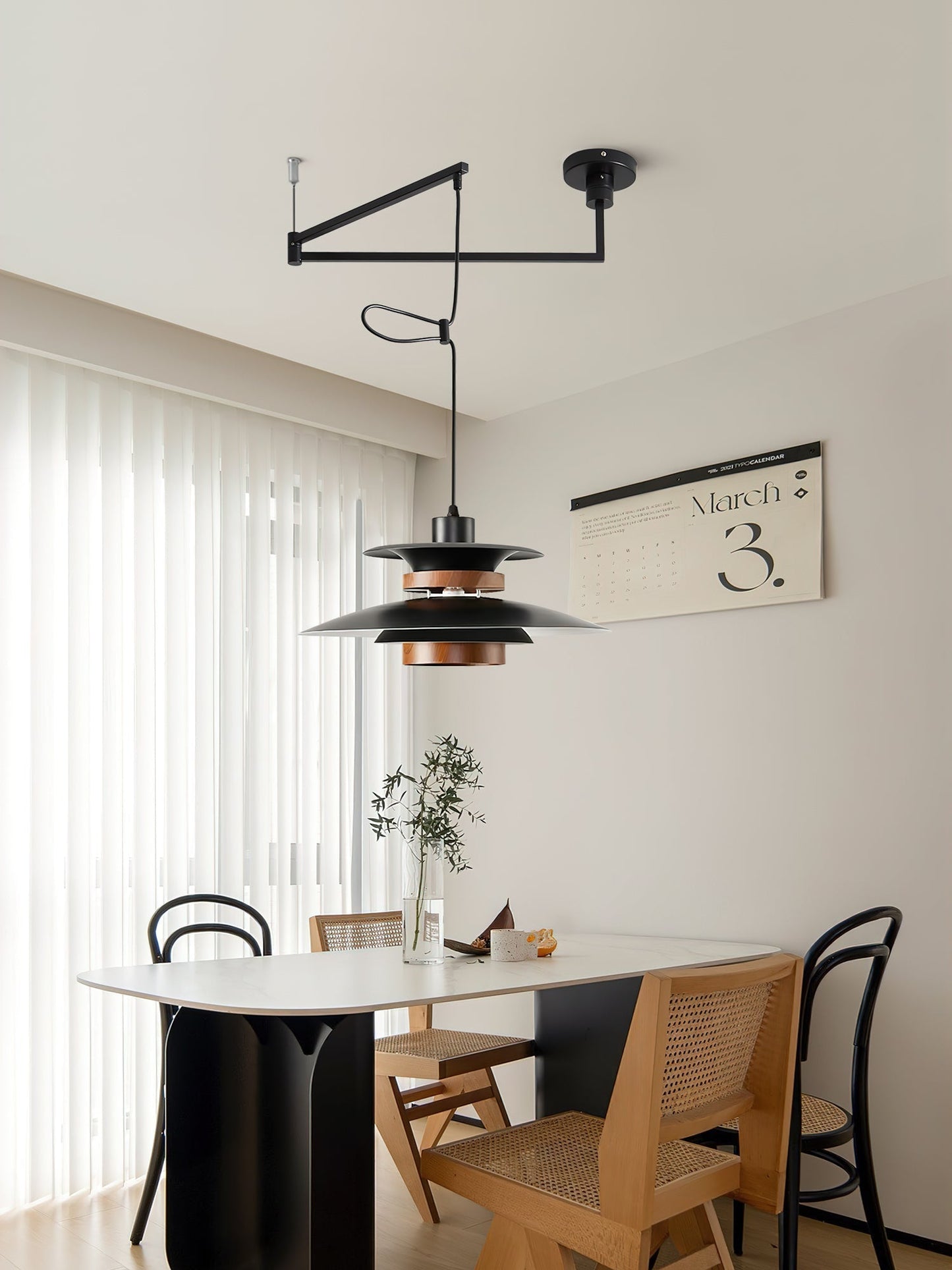 Mercero Swing Arm Pendant Lamp Pendant light
