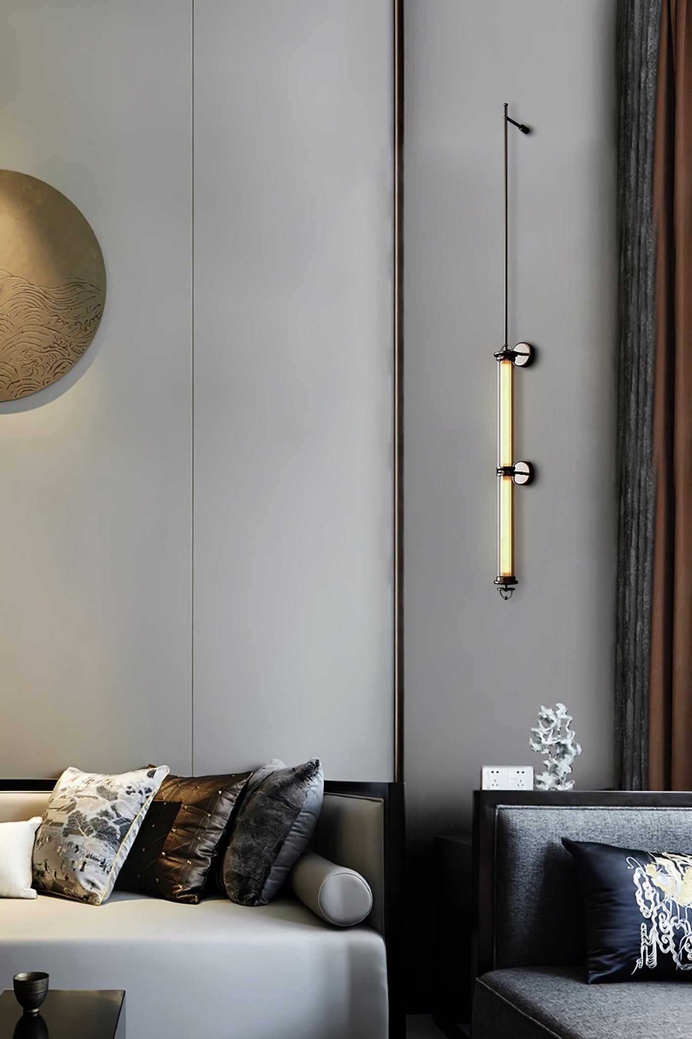 Meridian Vertical Wall Sconce Wall lamp