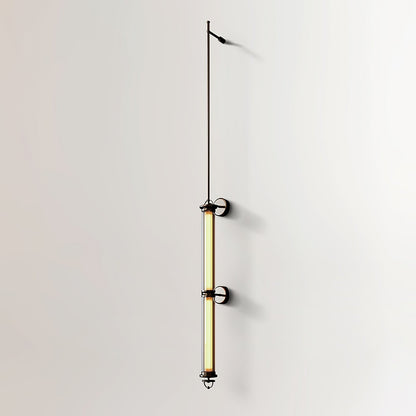 Meridian Vertical Wall Sconce Dia 3.9″ x H 47.2″ / Dia 10cm x H 120cm / Bronze & Warm Light / 1 Piece Wall lamp