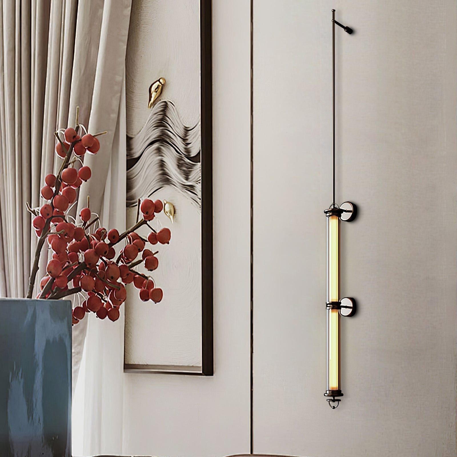 Meridian Vertical Wall Sconce Wall lamp