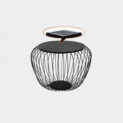 Meridiano Garden Table Light ? 17.7″ x H 17.7″ / Dia 45cm x H 45cm / Model B: Solar-Powered Version / Warm Light Table