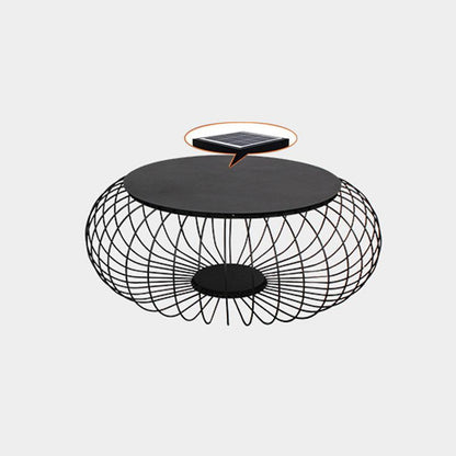 Meridiano Garden Table Light ? 35.4″ x H 11.8″ / Dia 90cm x H 30cm / Model B: Solar-Powered Version / Warm Light Table