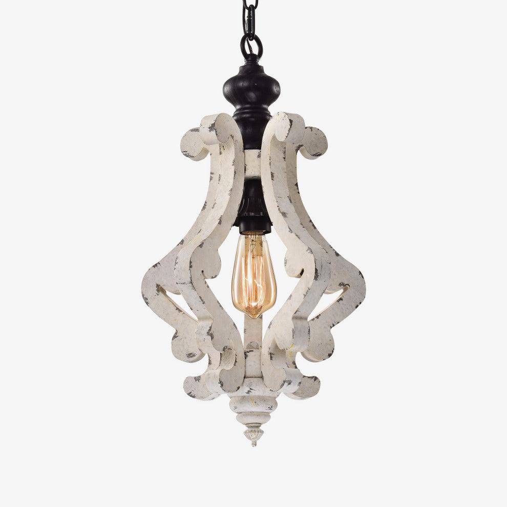 Mertz Pendant Light Φ 13″ x H 21.7″ / Dia 33cm x H 55cm / Old White Pendant light