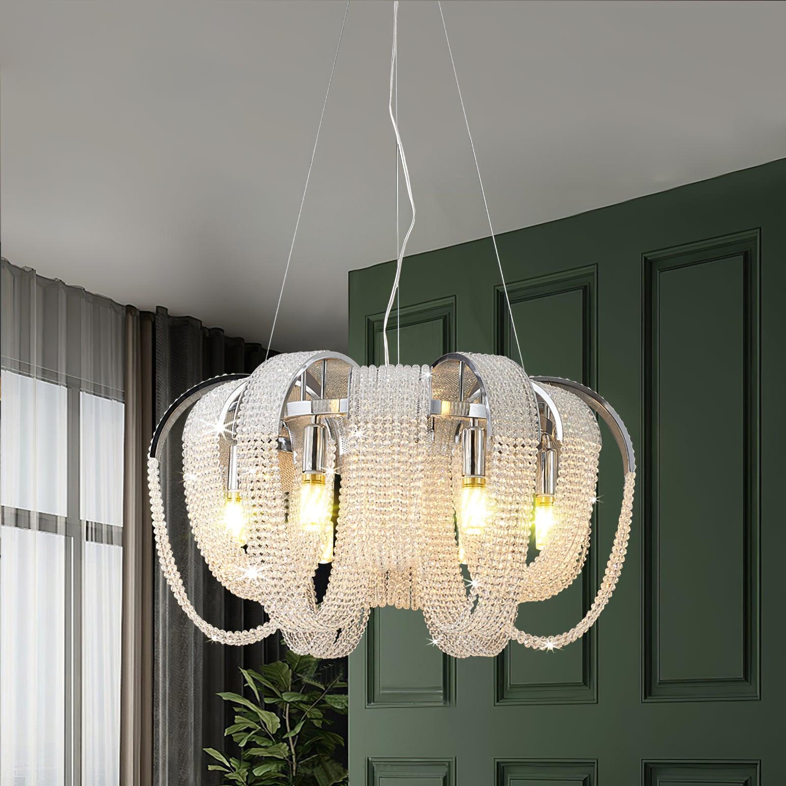 Mesh Crystal Chandelier Chandelier