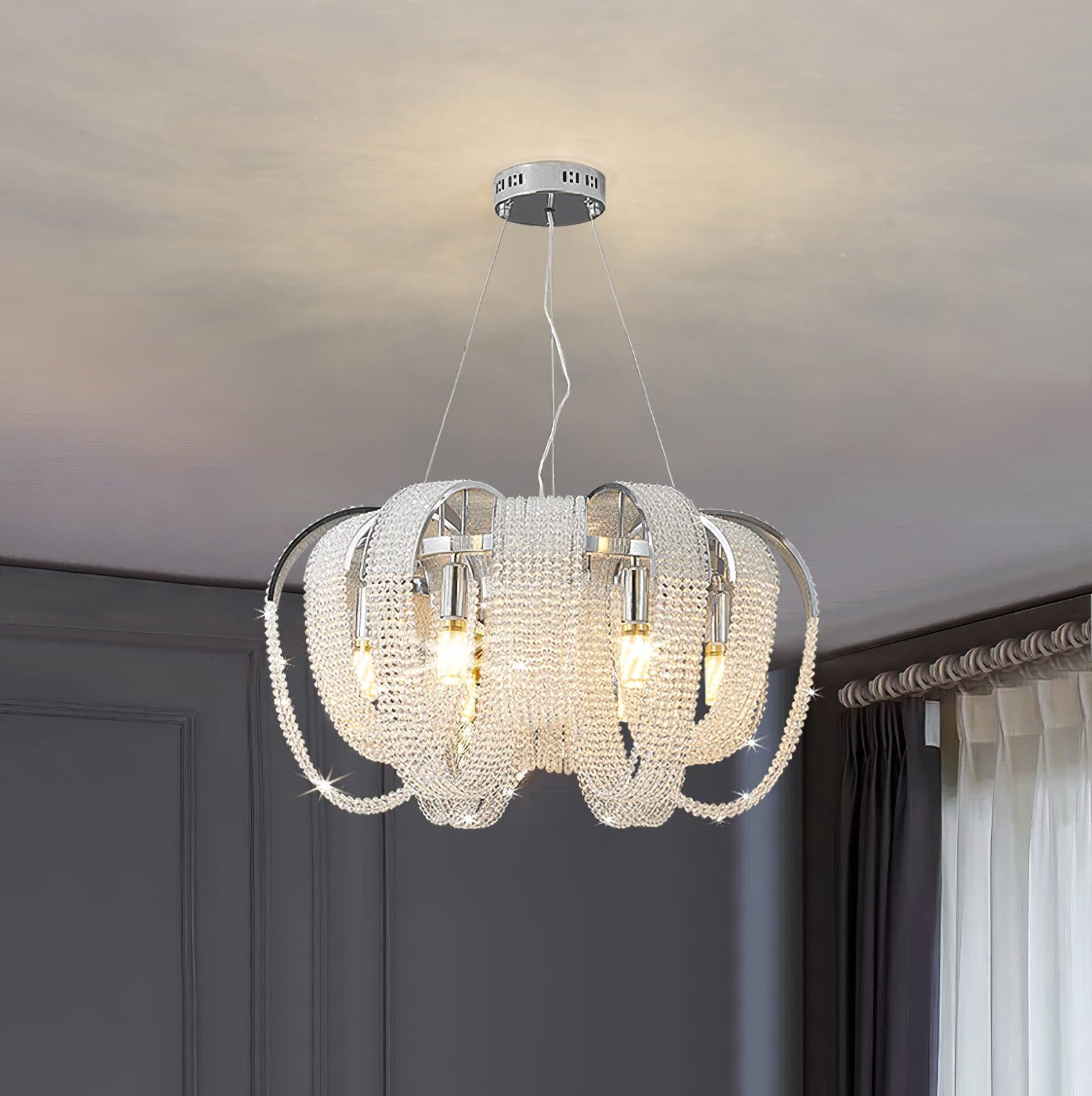 Mesh Crystal Chandelier Chandelier