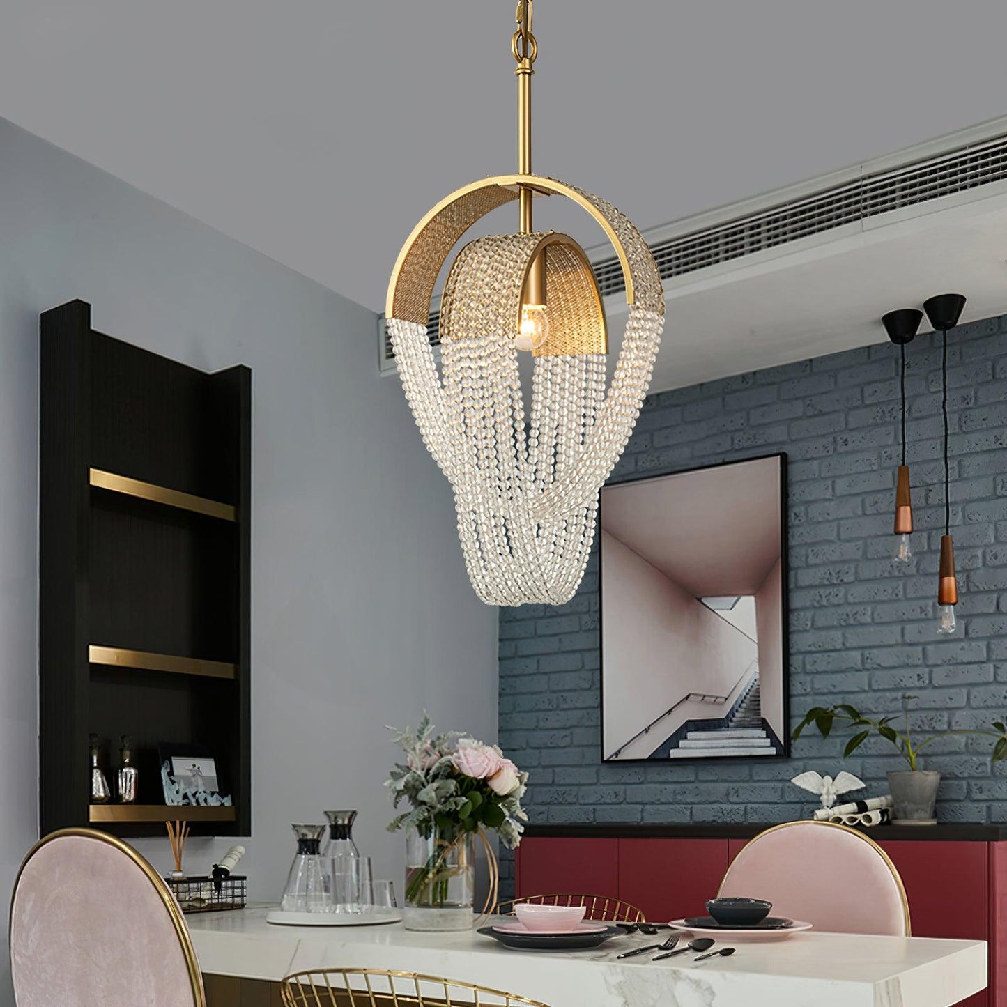 Mesh Crystal Chandelier Chandelier