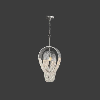 Mesh Crystal Chandelier 1 head Φ 10.2″ x H 20.5″ / Dia 26cm x H 52cm / Chrome Chandelier