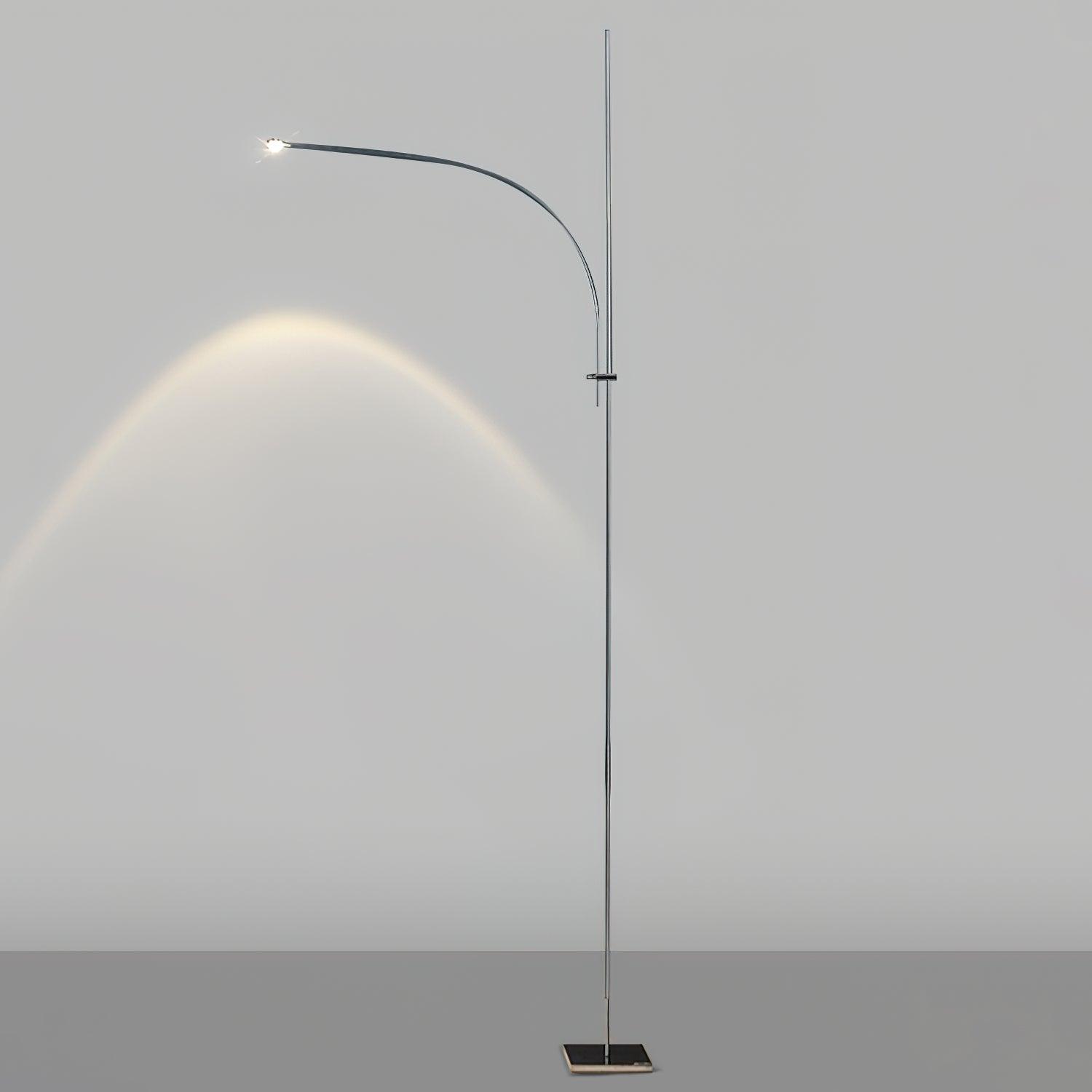 Metal Body Graceful Floor Lamp Dia 7.9″ x H 63″ / Dia 20cm x H 160cm / Chrome / US Plug Floor lamp