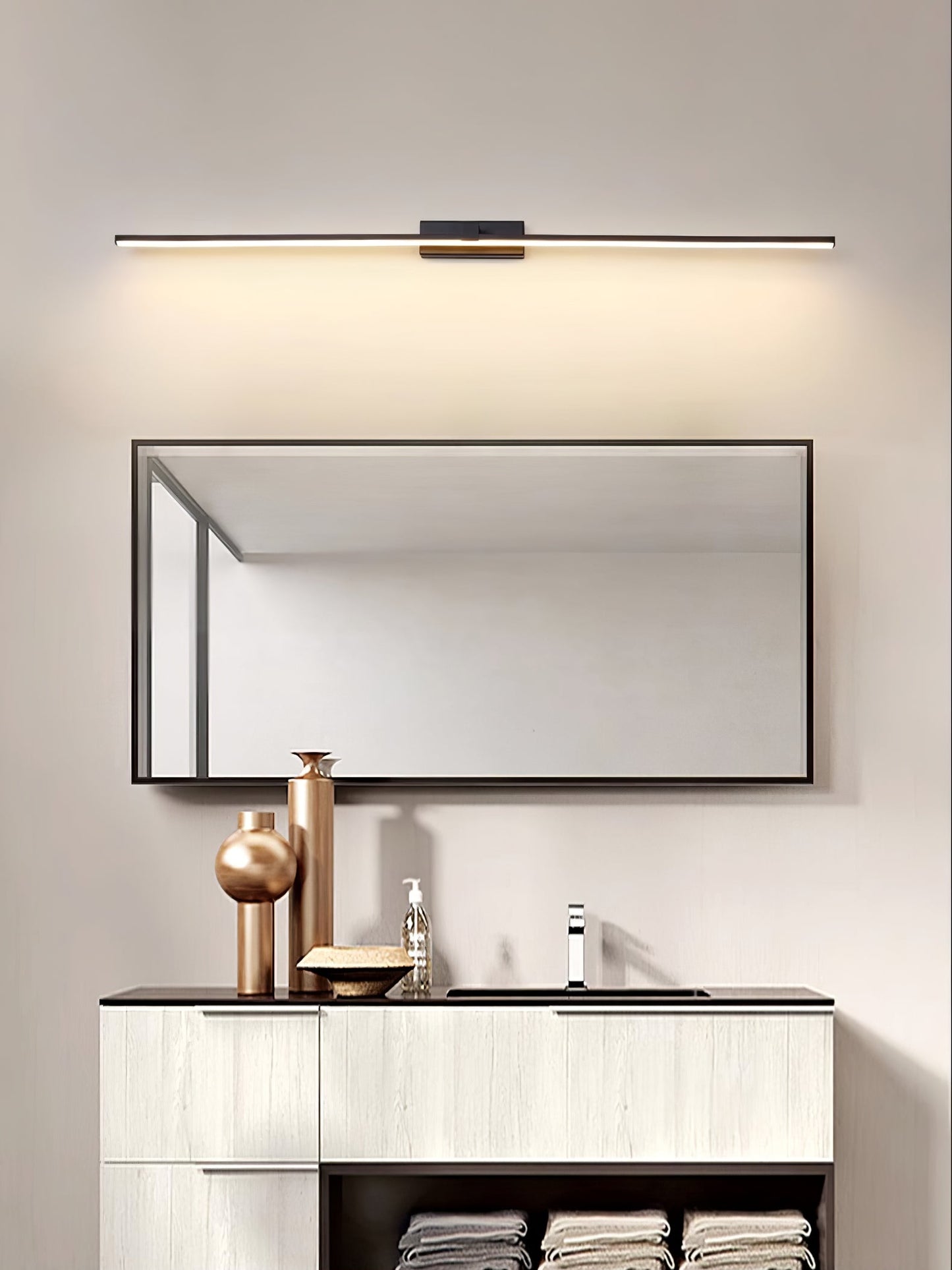 Metal Linear Mirror Wall Light Wall lamp