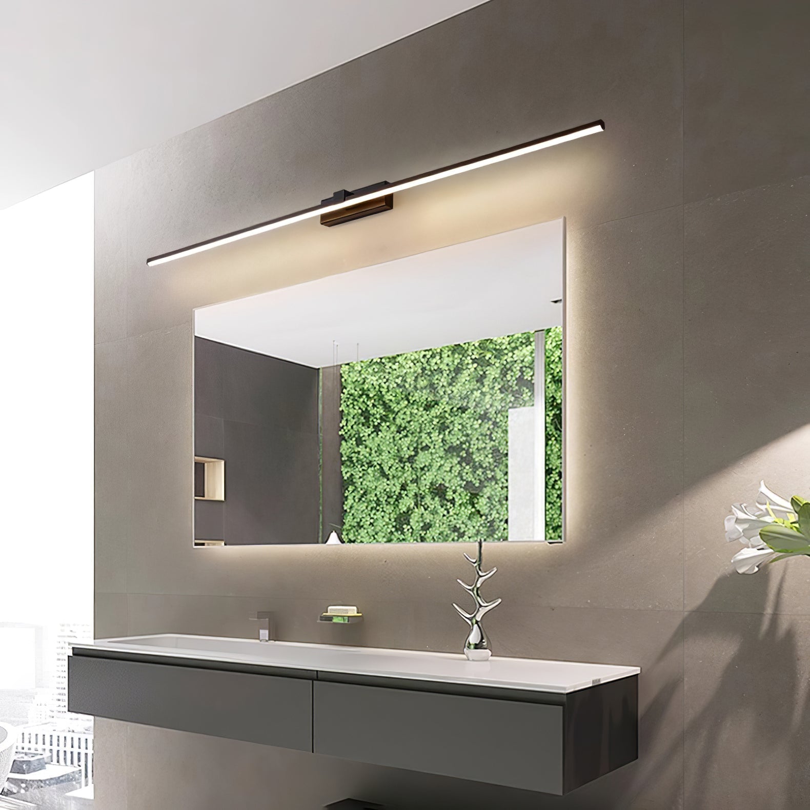 Metal Linear Mirror Wall Light Wall lamp
